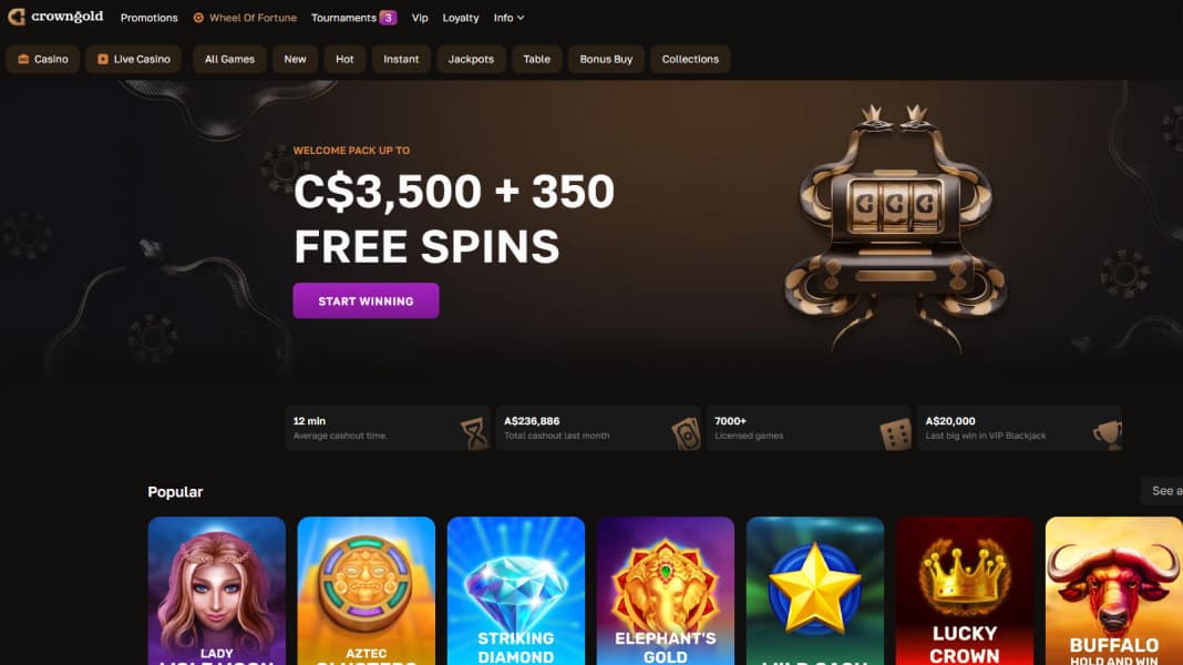 CrownGold aussie online casino