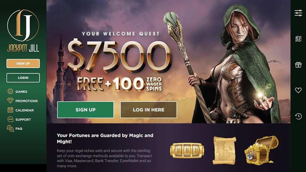 Jackpot Jill casino AU screenshot