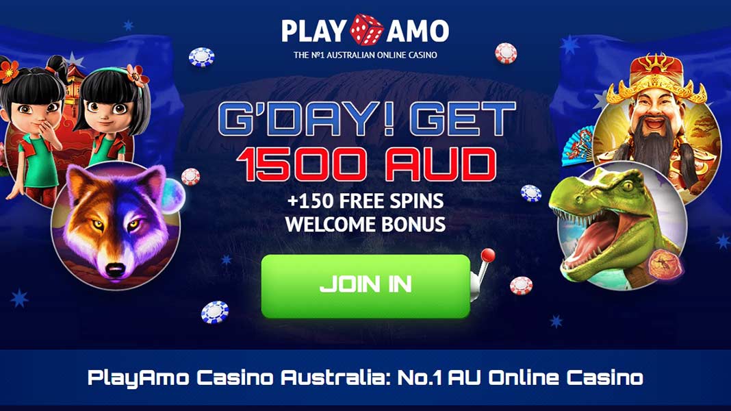 PlayAmo casino AU screenshot
