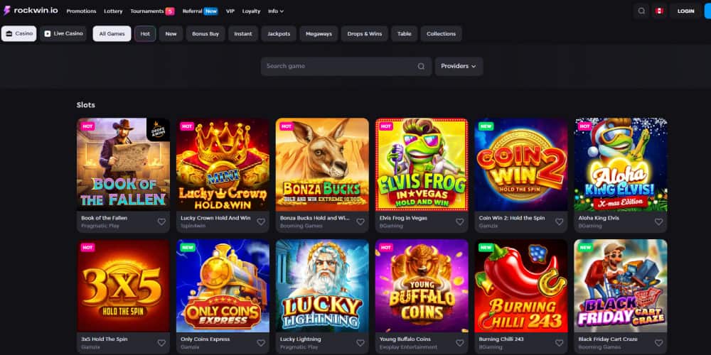 Rockwin.io pokies